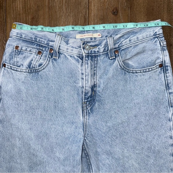 Levi's 90s Low pro Baggy straight denim jeans 26 Mid Rise vintage - Picture 4 of 10